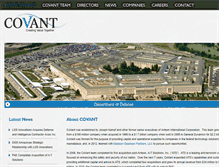Tablet Screenshot of covant.com